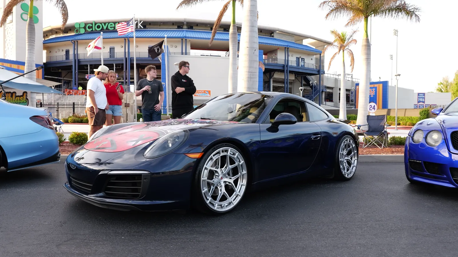 Porsche display and vendors at a previous Shift Culture event